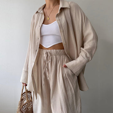 Women’s Casual Shirt & Pants Set