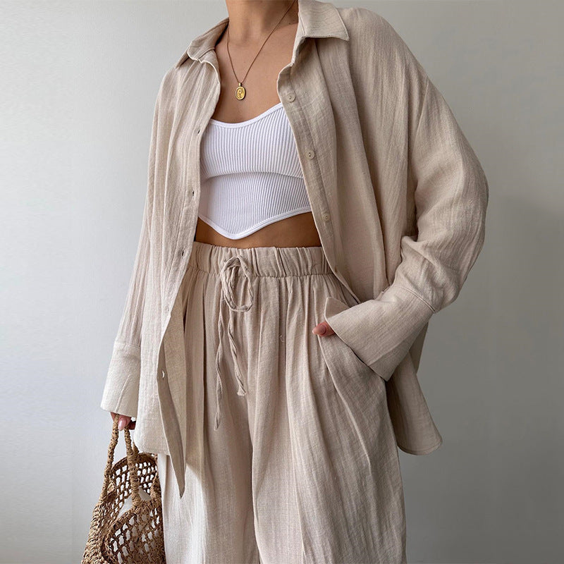 Women’s Casual Shirt & Pants Set